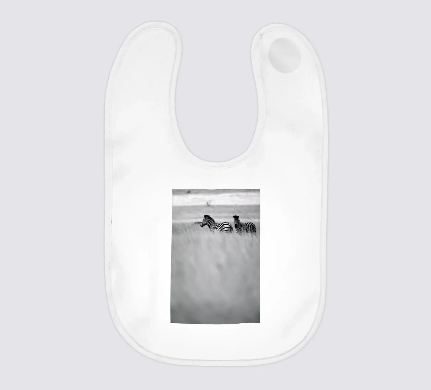 Zebra Pair baby slabbetje van Shot By Clint