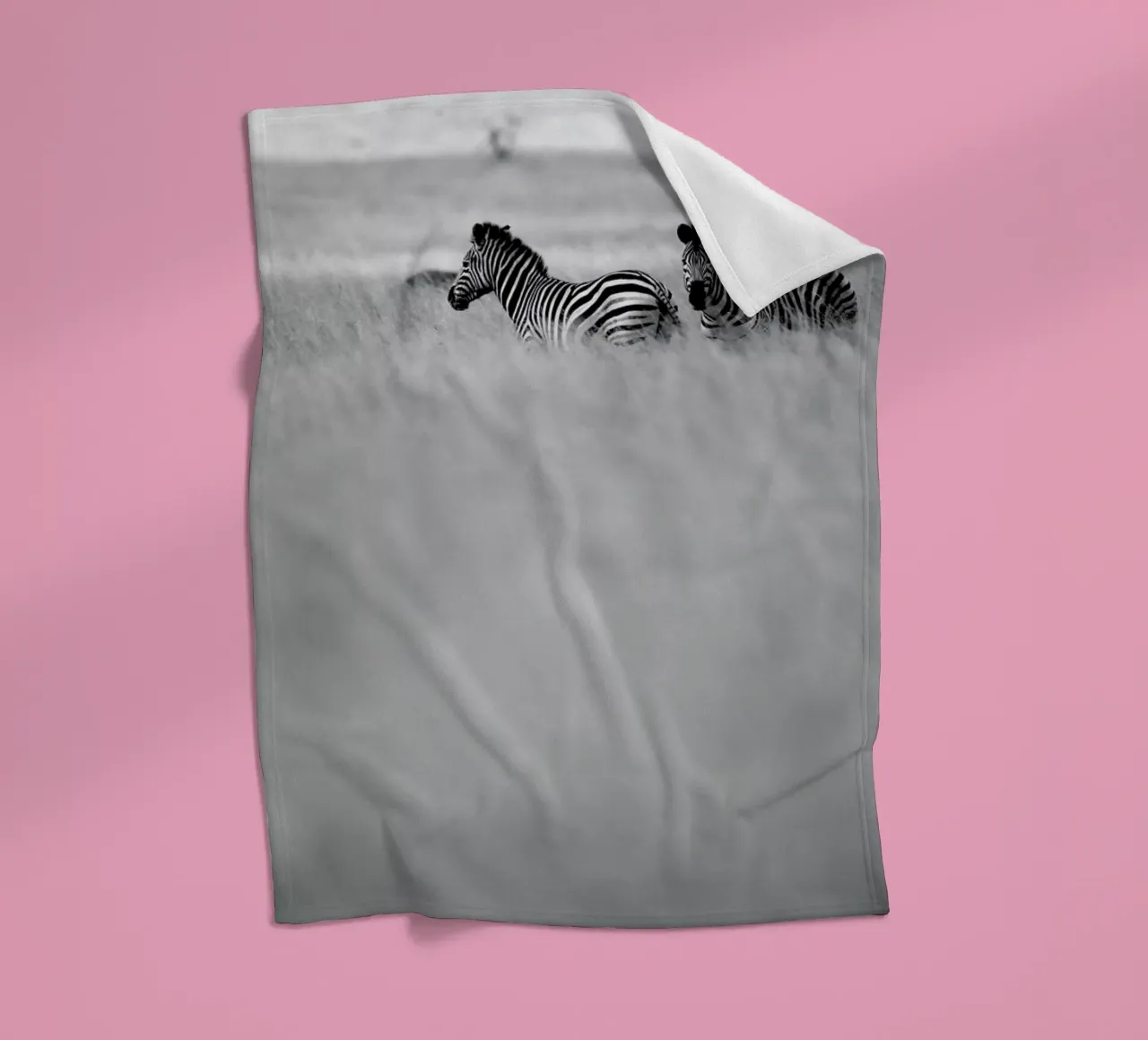 Zebra Pair Fleecedecke von Shot By Clint