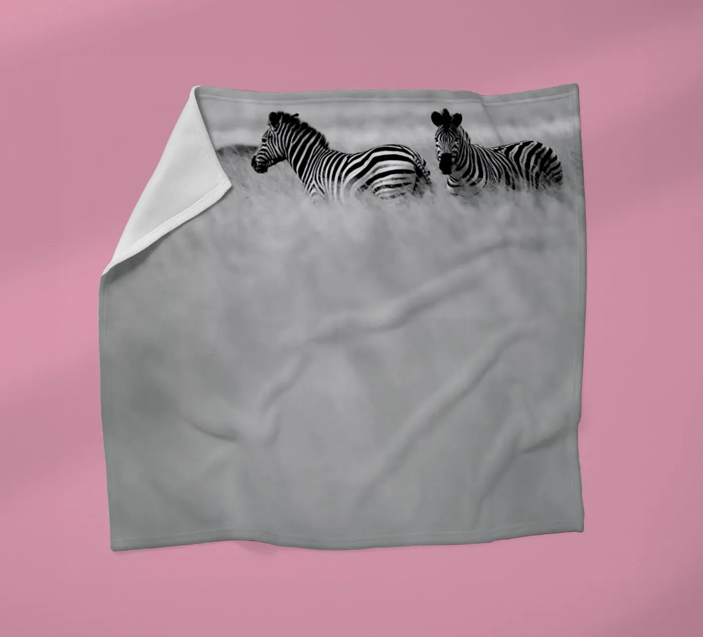 Zebra Pair fleecedeken van Shot By Clint