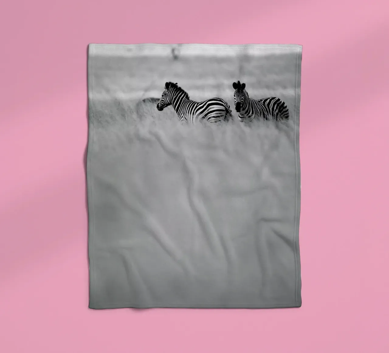 Zebra Pair Fleecedecke von Shot By Clint