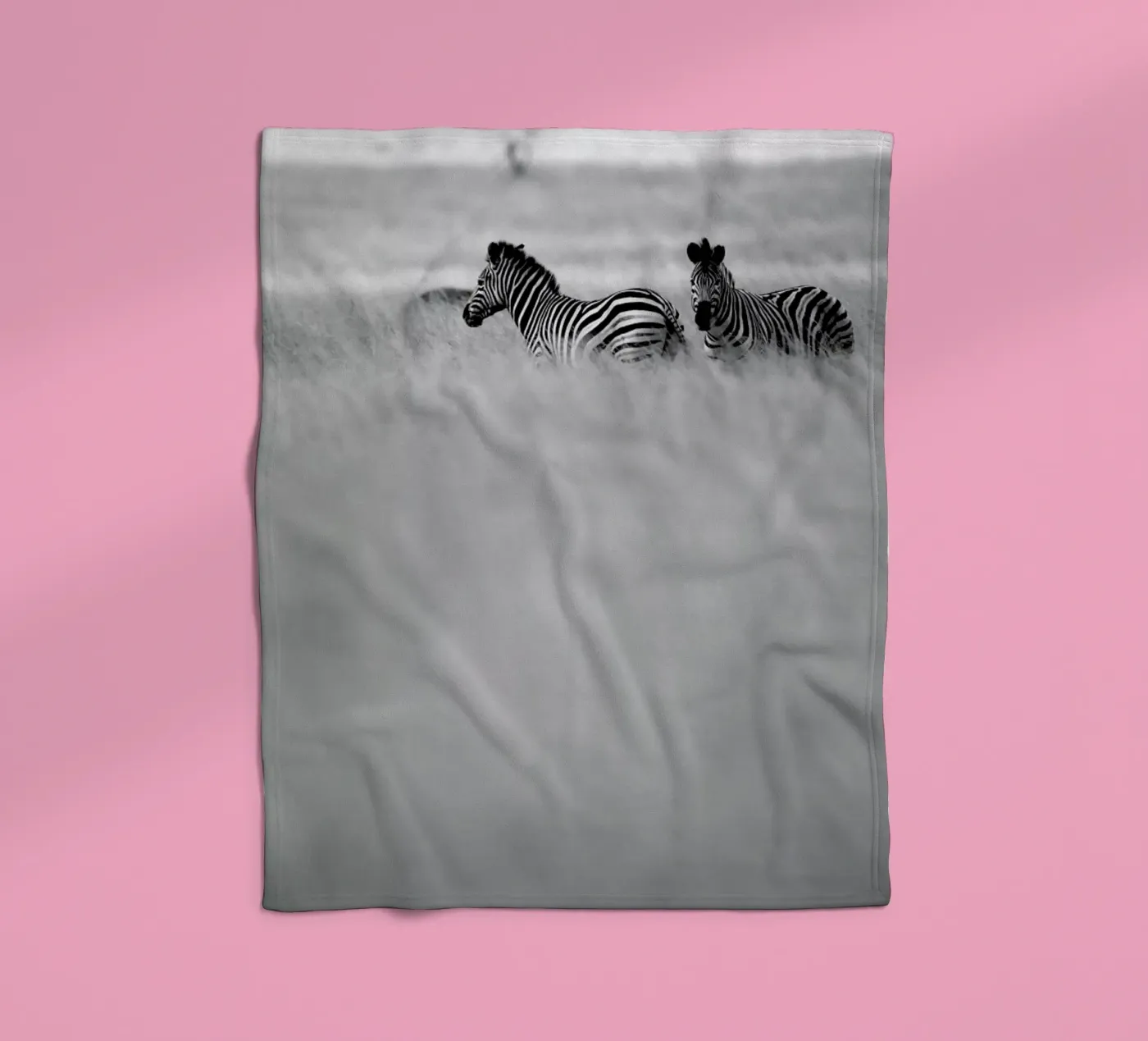 Zebra Pair fleecedeken van Shot By Clint