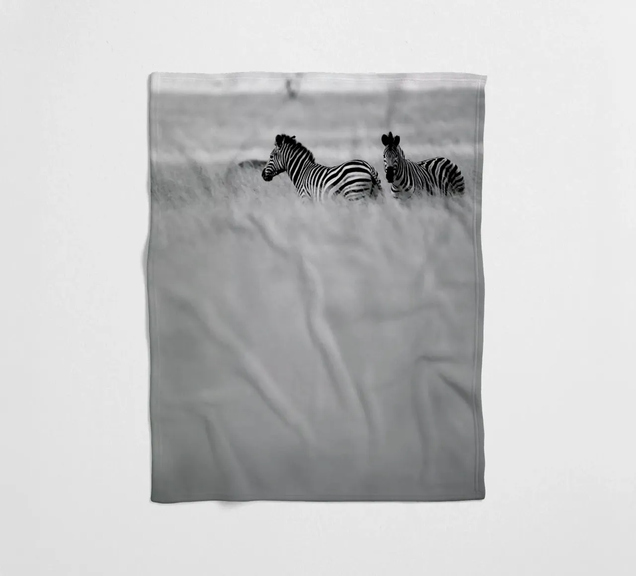 Zebra Pair Fleecedecke von Shot By Clint