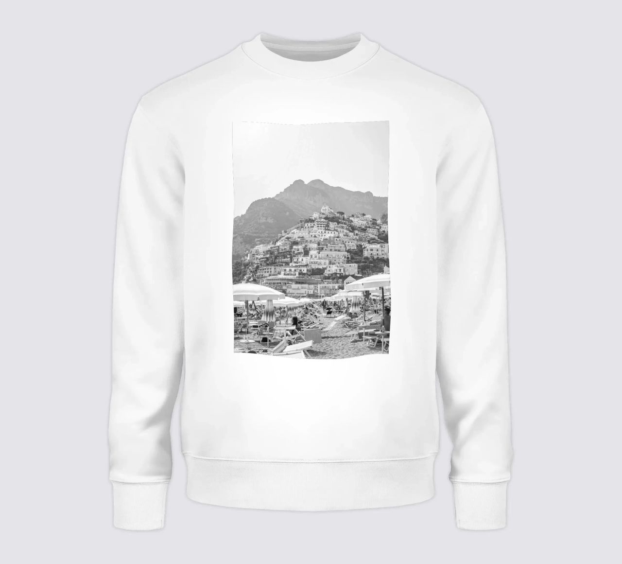 Positano in bianco e nero felpa da Henrike Schenk Photography
