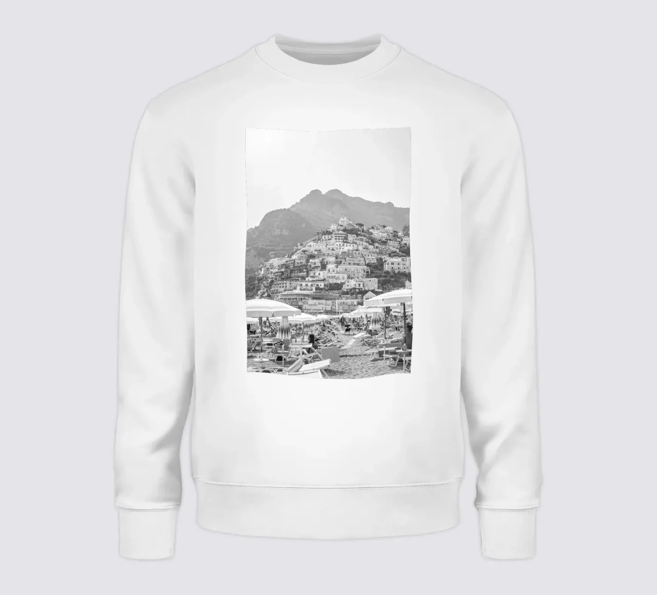 Positano in bianco e nero felpa da Henrike Schenk Photography