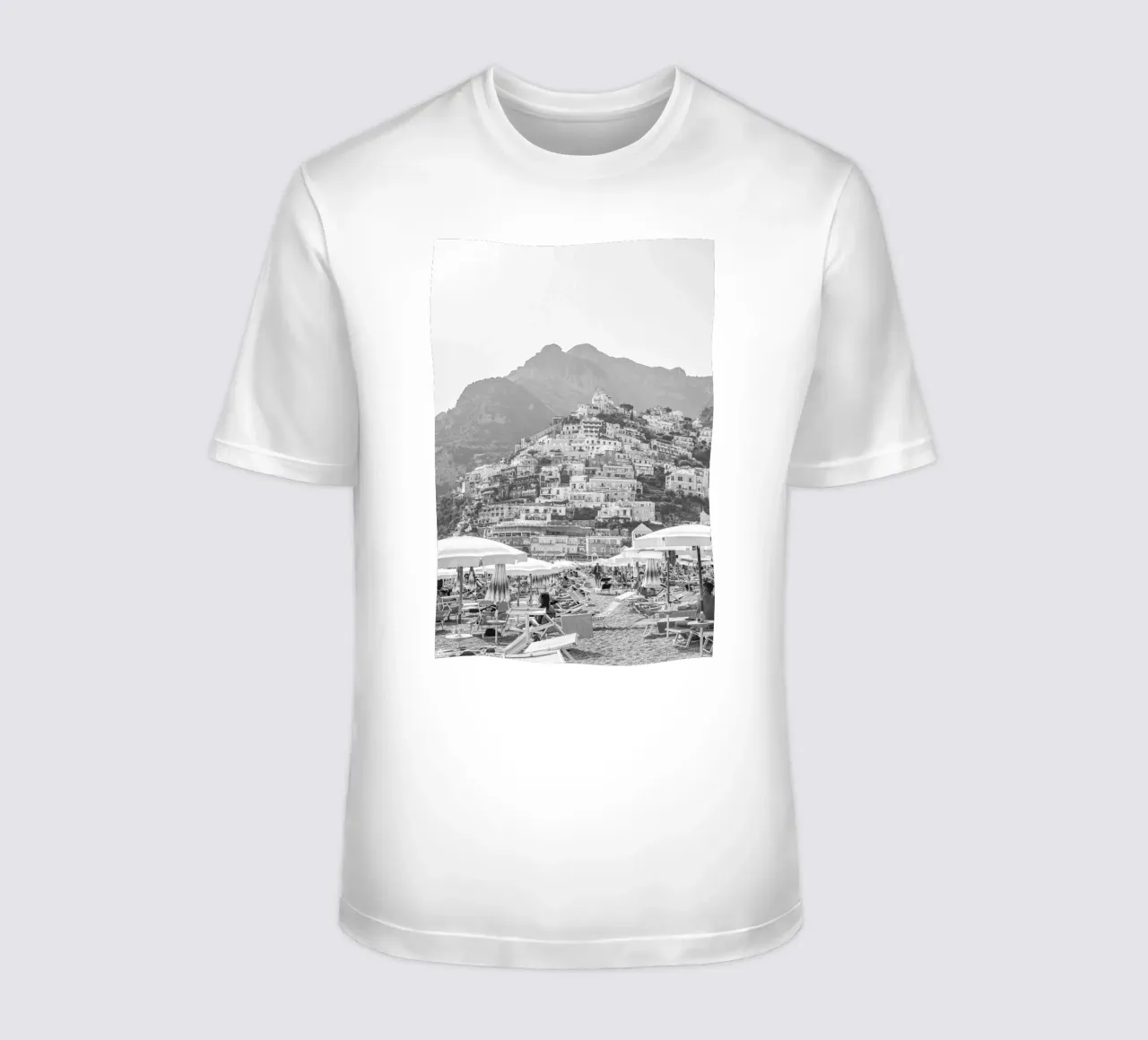 Positano in bianco e nero t-shirt da Henrike Schenk Photography