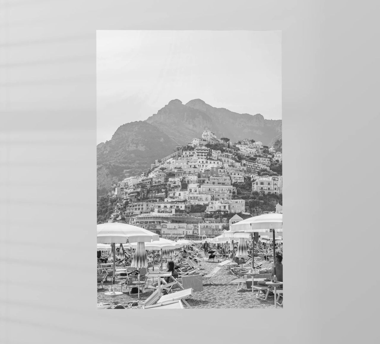 Positano in bianco e nero pellicola backlit da Henrike Schenk Photography