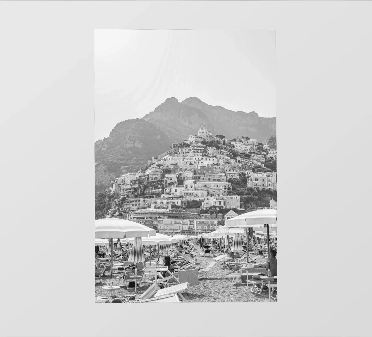 Positano in bianco e nero pellicola backlit da Henrike Schenk Photography