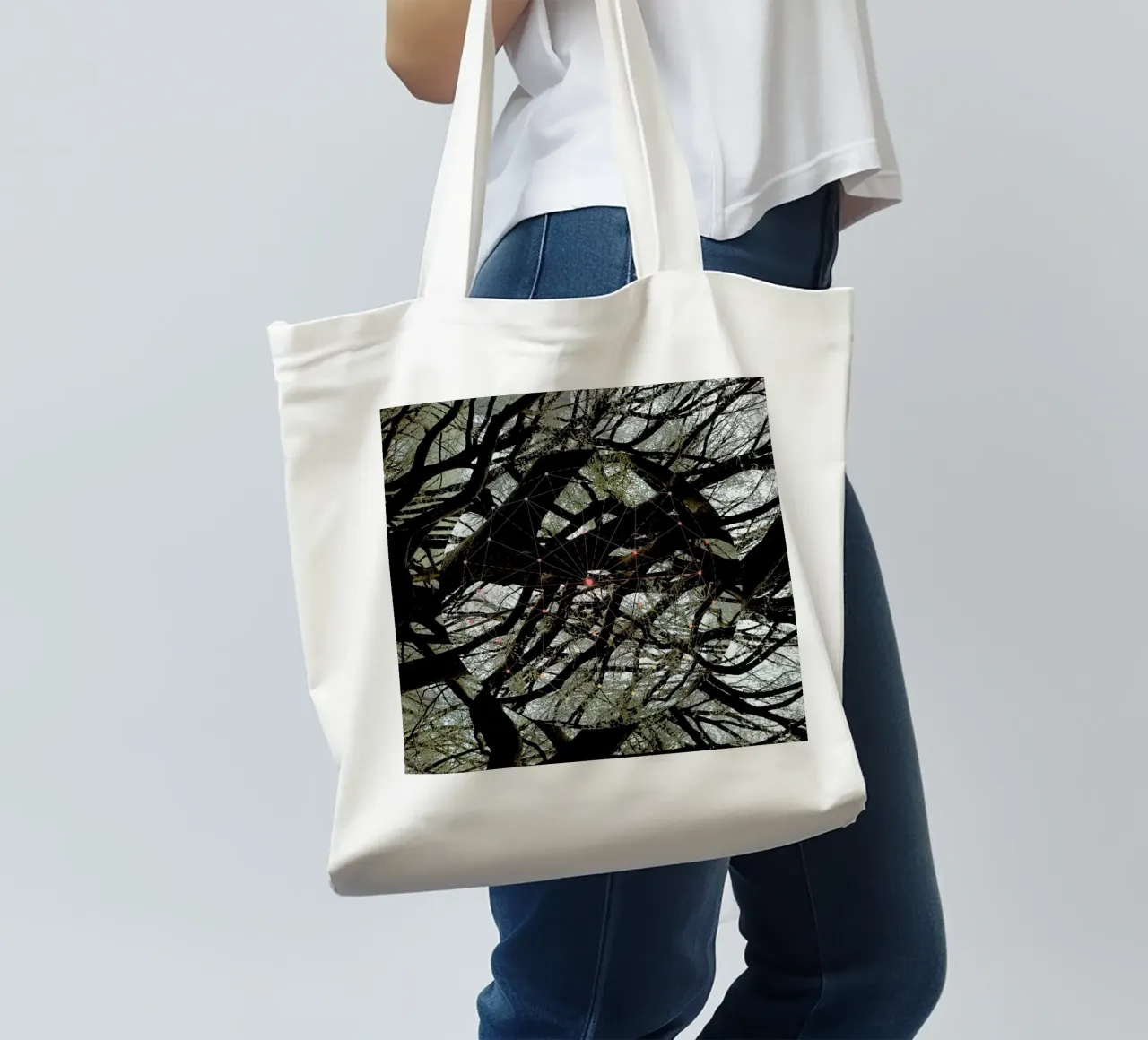 Afterlife tote bag by Nicolas Messaritis