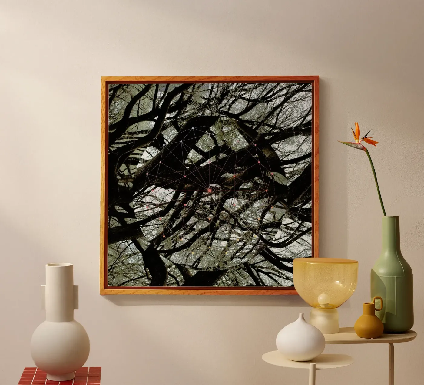 Afterlife acryl van Nicolas Messaritis