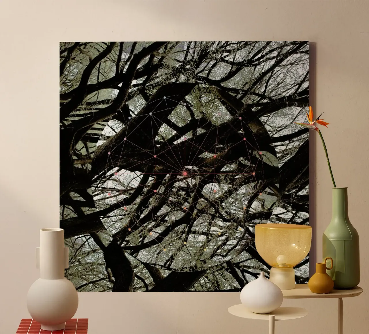 Afterlife Leinwand von Nicolas Messaritis