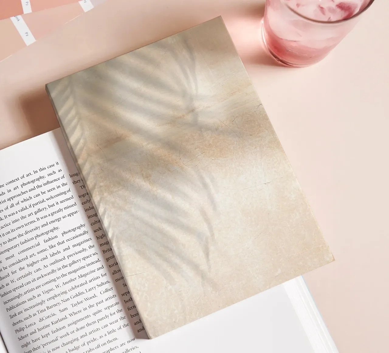Palm Leaf Shadow notebook by Henrike Schenk Photography