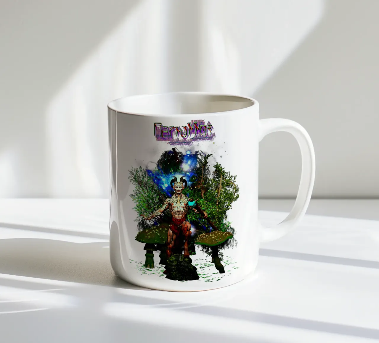 Cernunnos tazza in ceramica da the-witcher