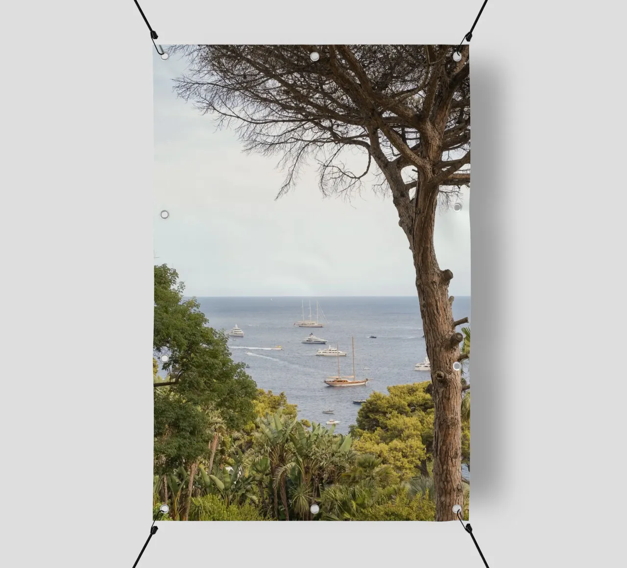 Vue sur l'île de Capri bâche pvc de Henrike Schenk Photography