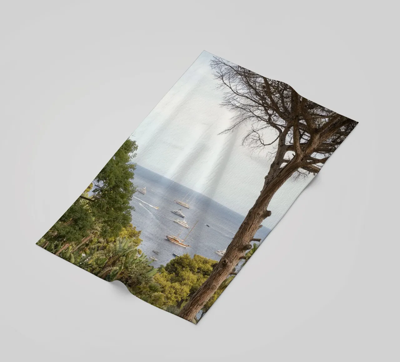 Vue sur l'île de Capri serviette de plage de Henrike Schenk Photography