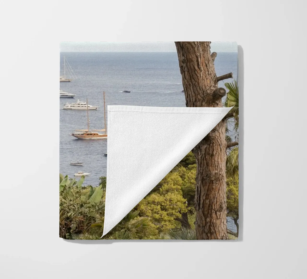 Vue sur l'île de Capri serviette de plage de Henrike Schenk Photography