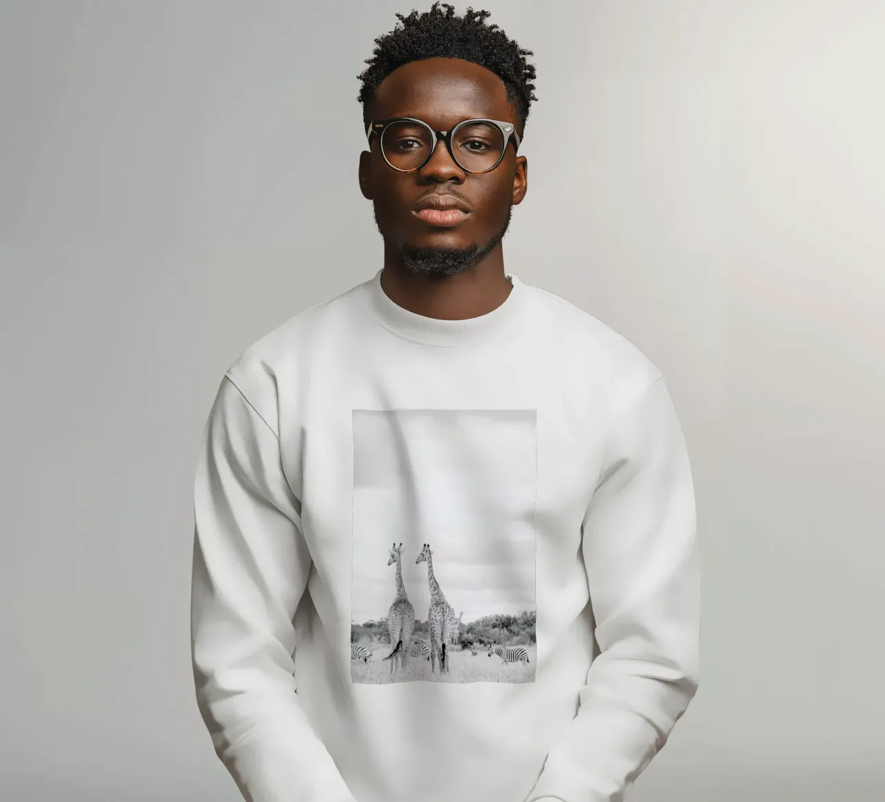 Giraph couple felpa da Shot By Clint