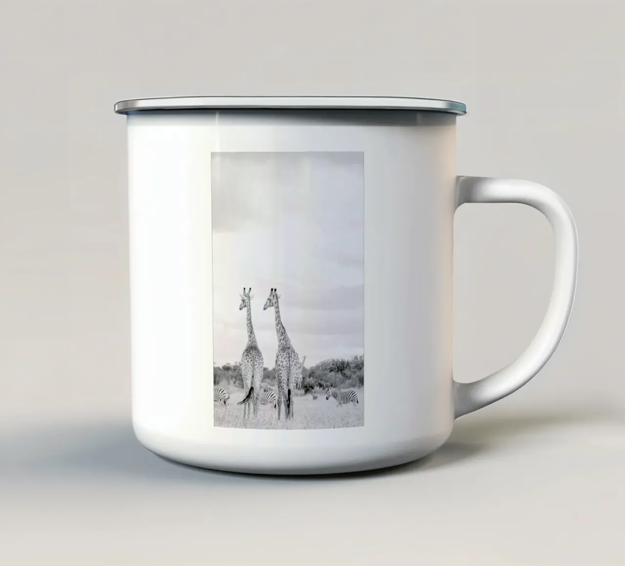 Giraph couple tazza in smalto da Shot By Clint
