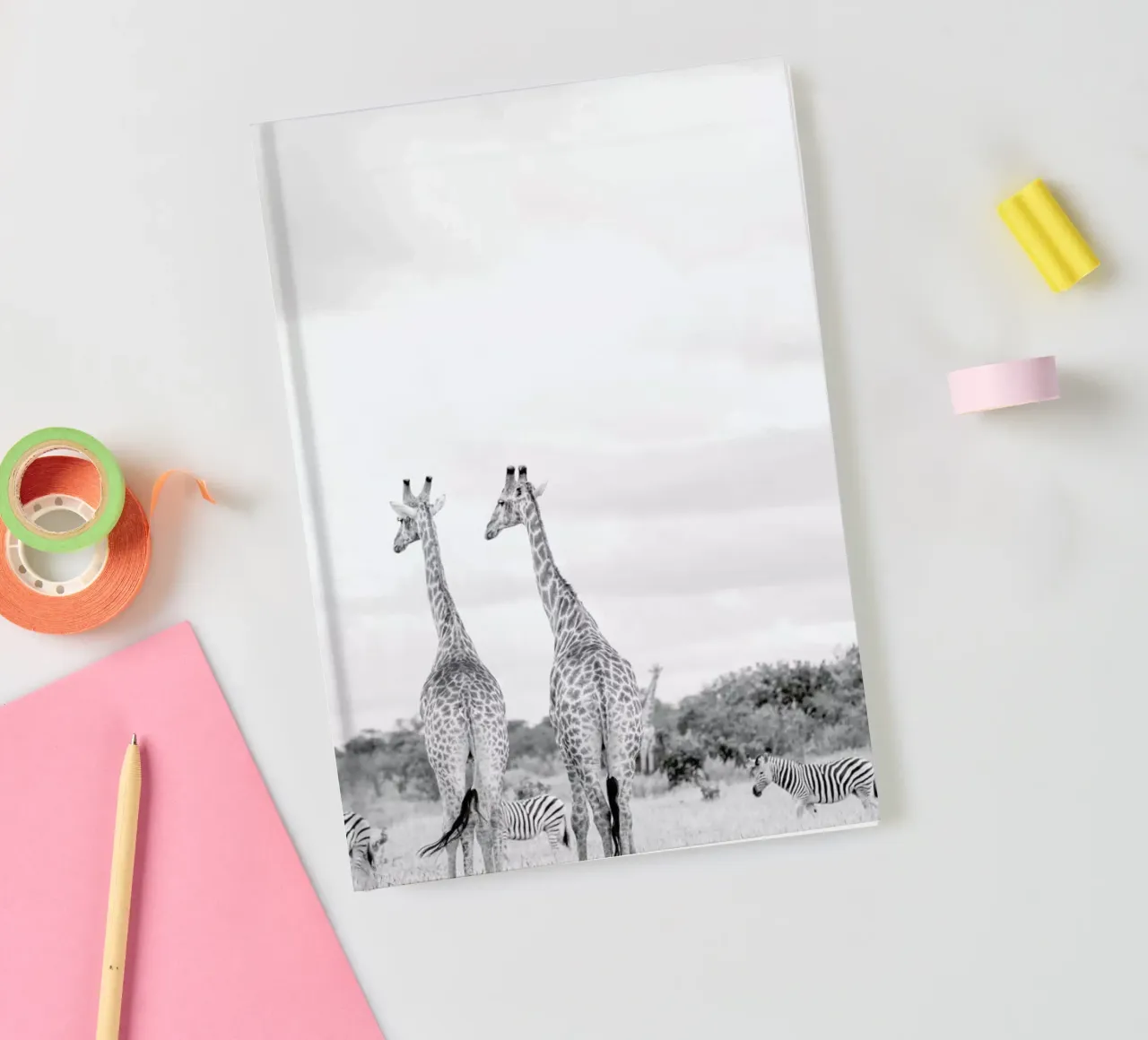 Giraph couple notebook by Shot By Clint
