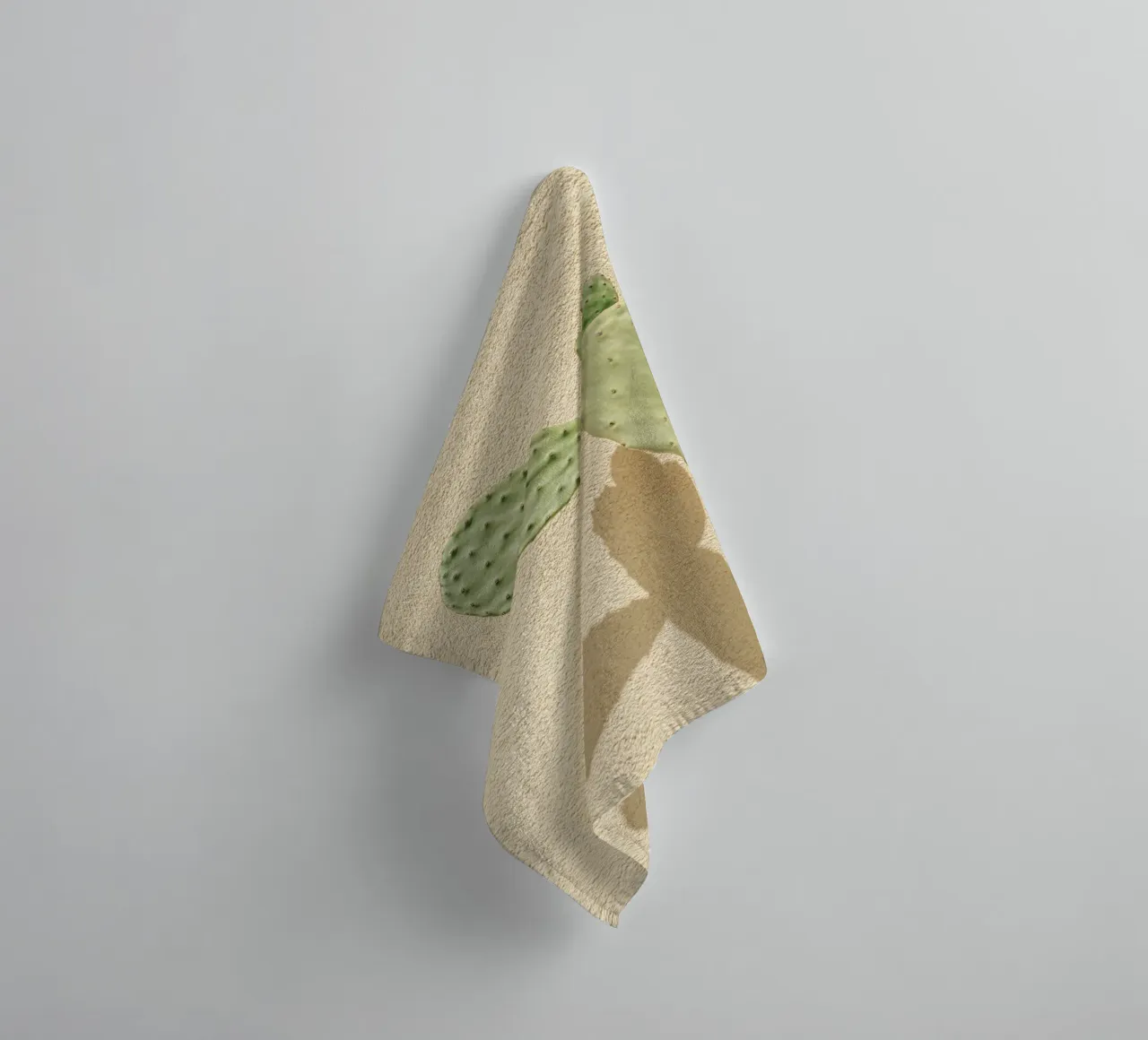 Cacti Shadowplay towel by Henrike Schenk Photography