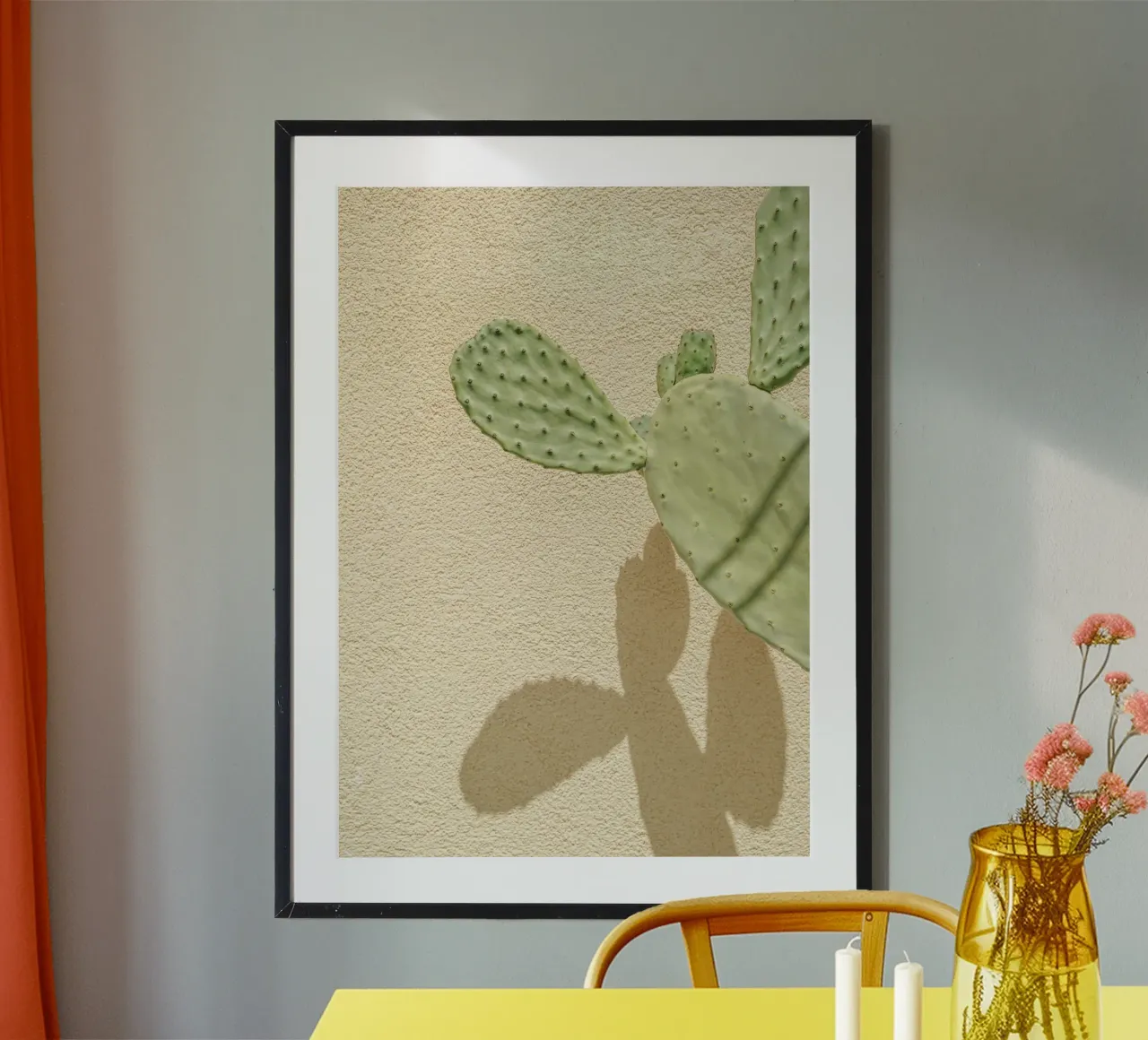 Cactus Gioco di ombre poster da Henrike Schenk Photography