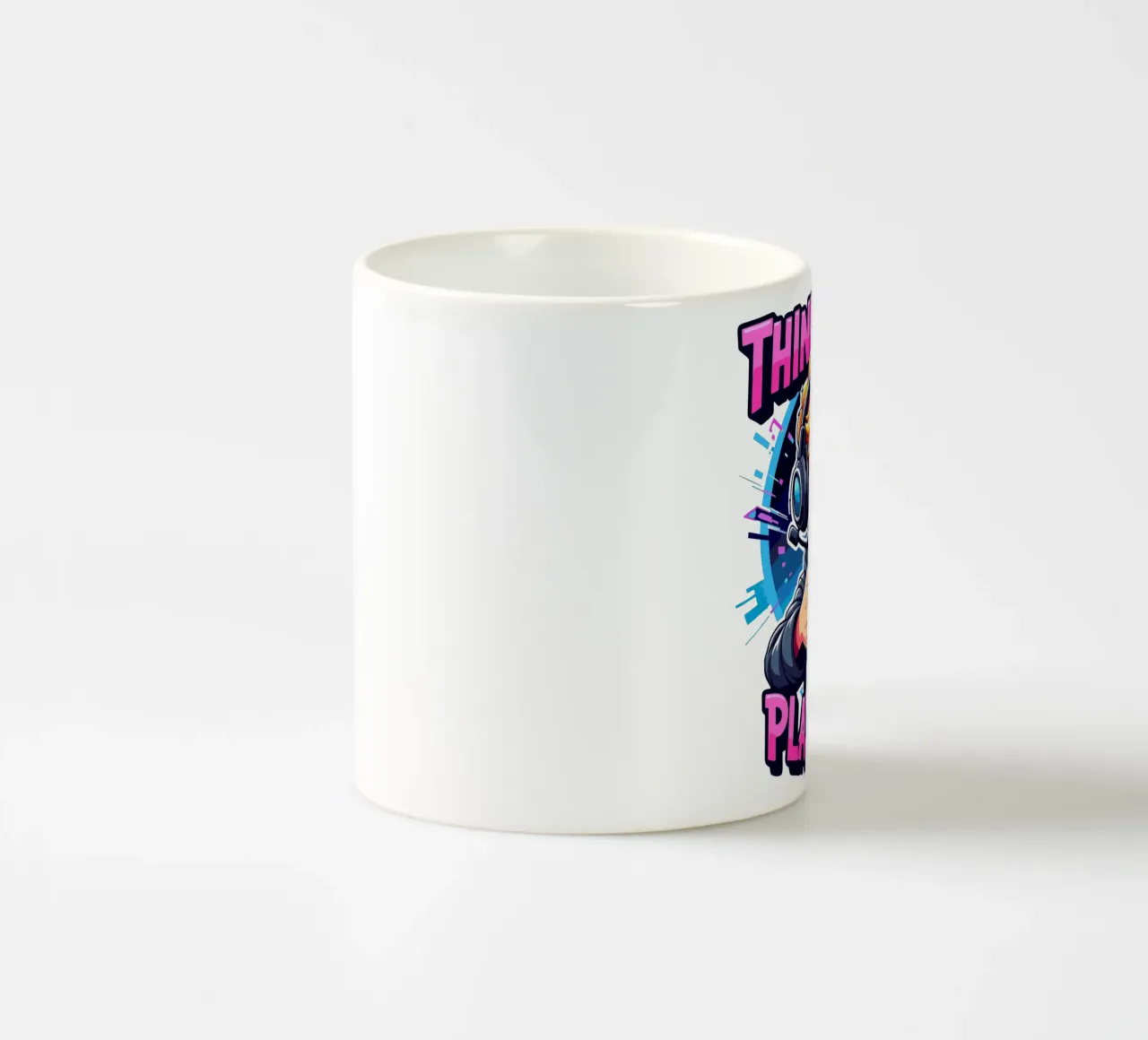 Pensare in modo intelligente, giocare duro tazza in ceramica da artdesign1985
