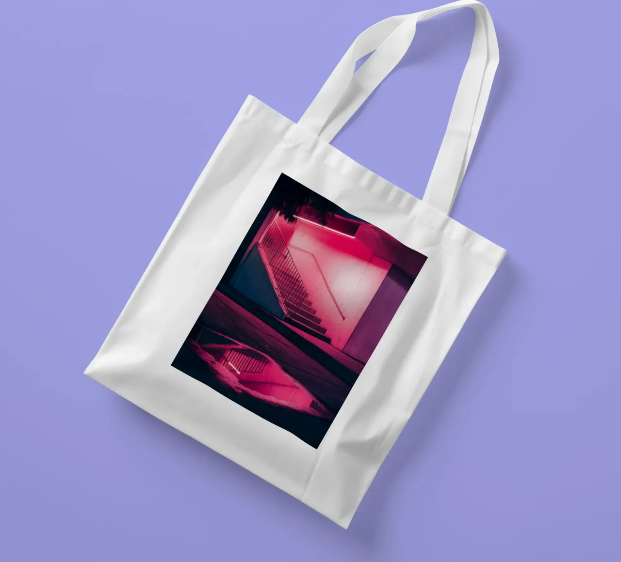 Los Angeles: scale e riflessi urbani borsa in juta da By Night