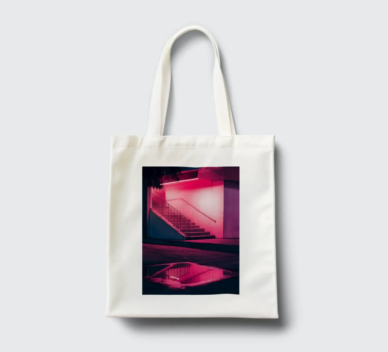 Los Angeles: scale e riflessi urbani borsa in juta da By Night