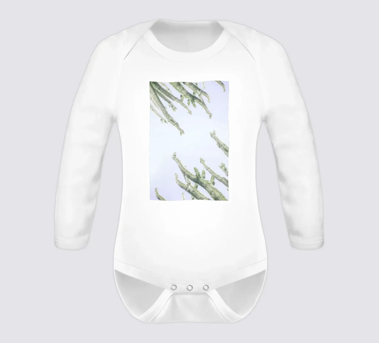 Madagascar Euphorbia Langarm Babybody von Shot By Clint