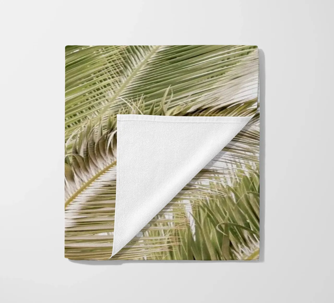 Oasis Palm 1 beach towel by Shot By Clint