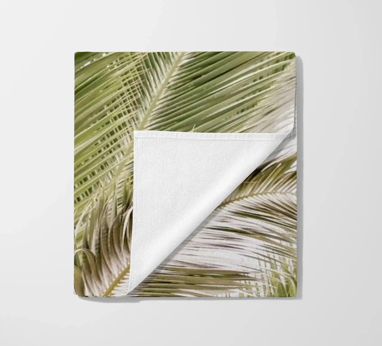 Oasis Palm 1 beach towel by Shot By Clint