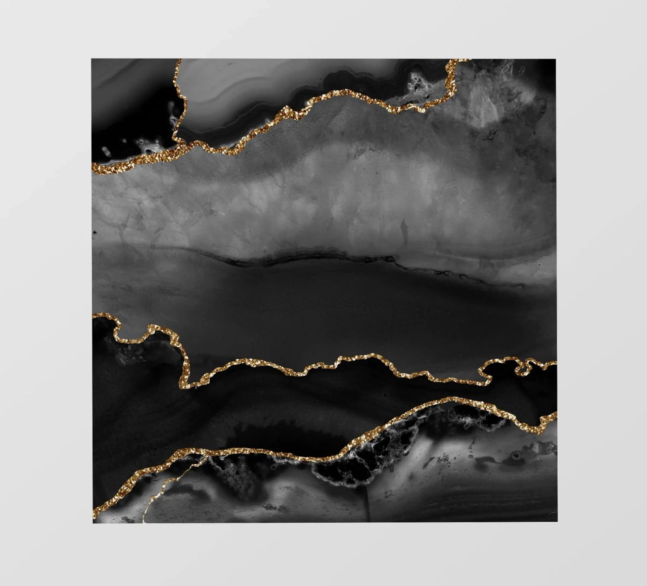 Texture agata nera e oro 02 telo in pvc da Gemstone Textures
