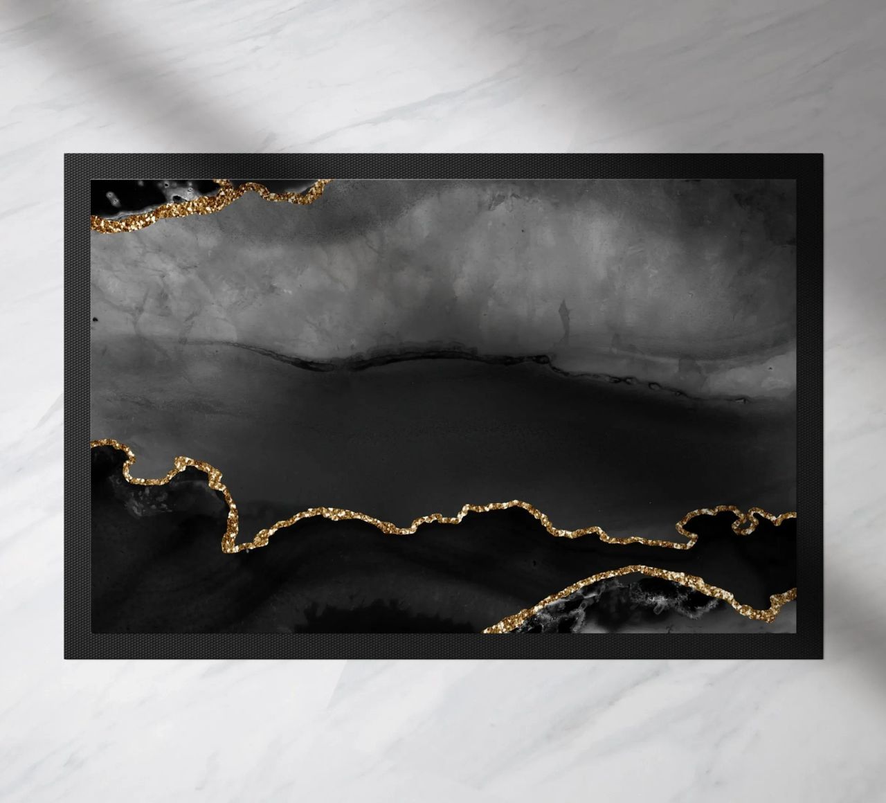 Texture agata nera e oro 02 zerbino da Gemstone Textures