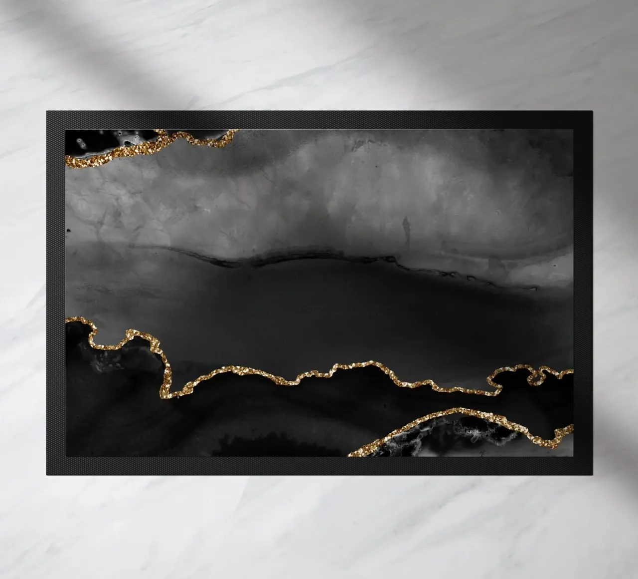 Texture agata nera e oro 02 zerbino da Gemstone Textures