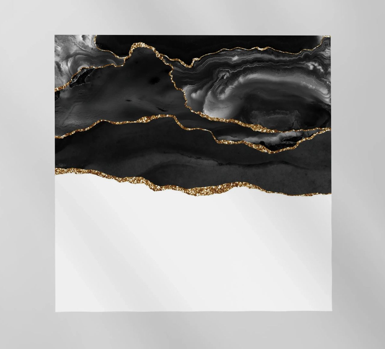 Agata nera e oro Texture 05 pellicola backlit da Gemstone Textures