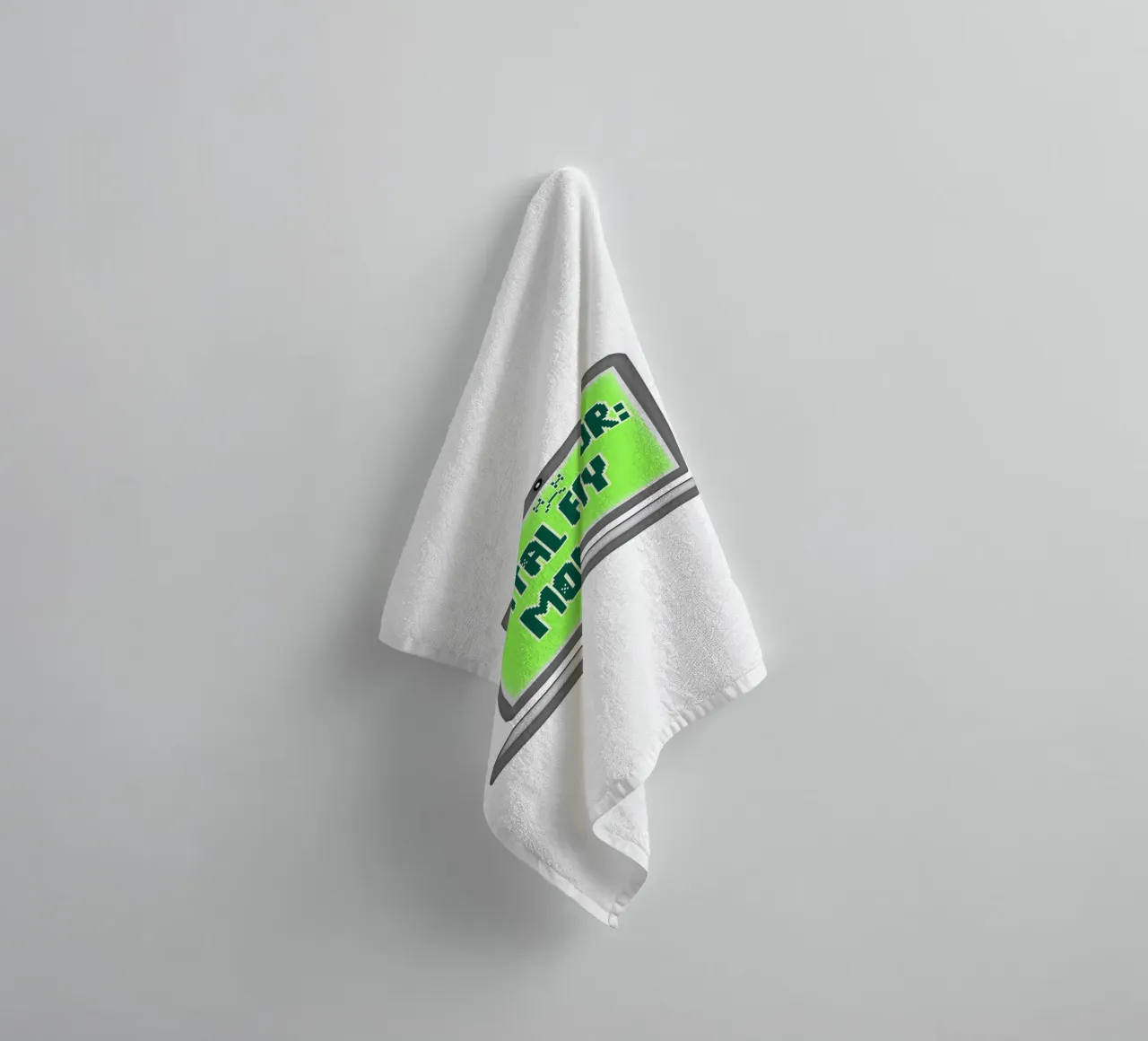 Fatal Error I Hate Mondays Geek Tech Sarcasm towel by sillyindustries