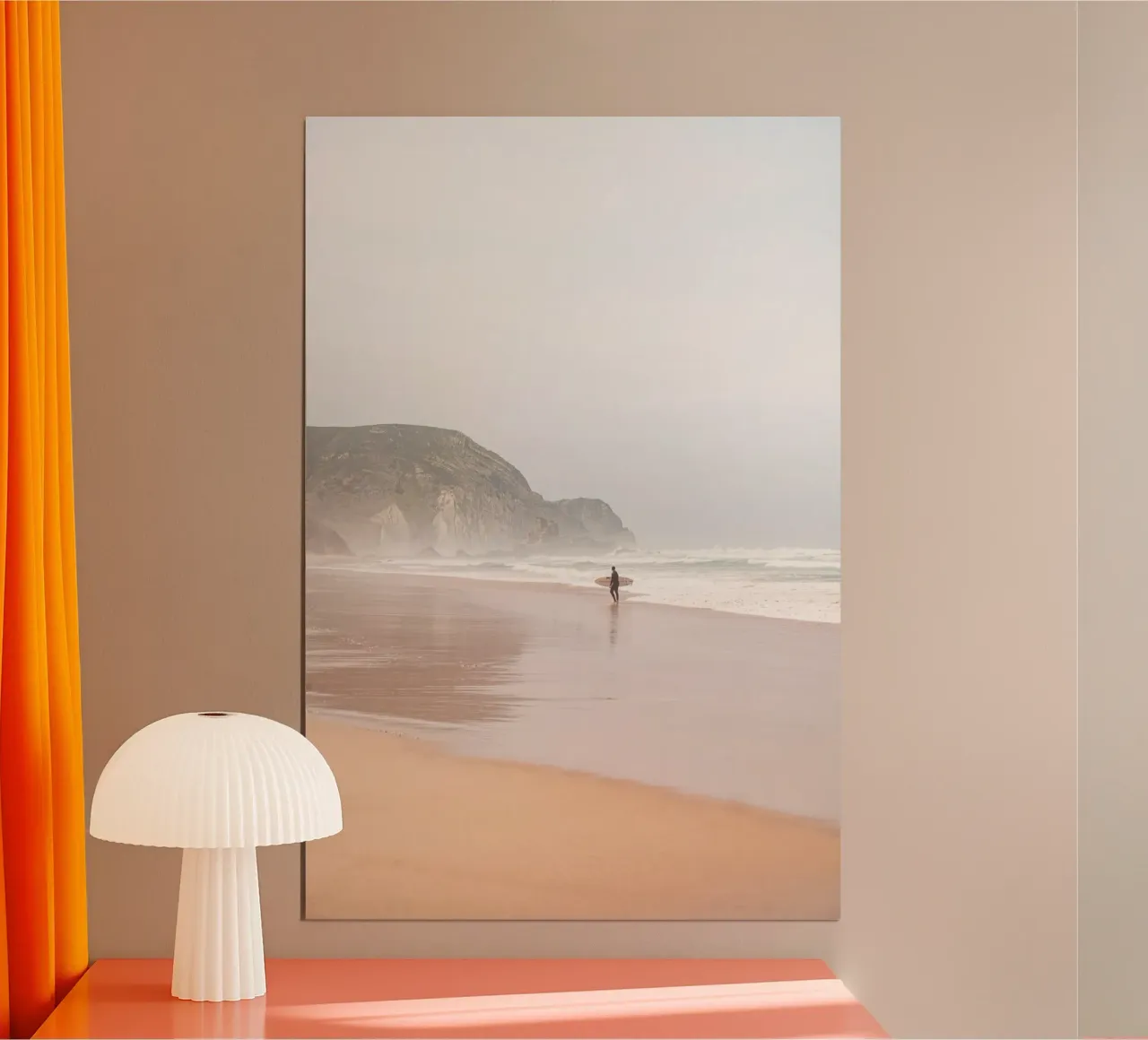 Il surfista solitario poster da Henrike Schenk Photography