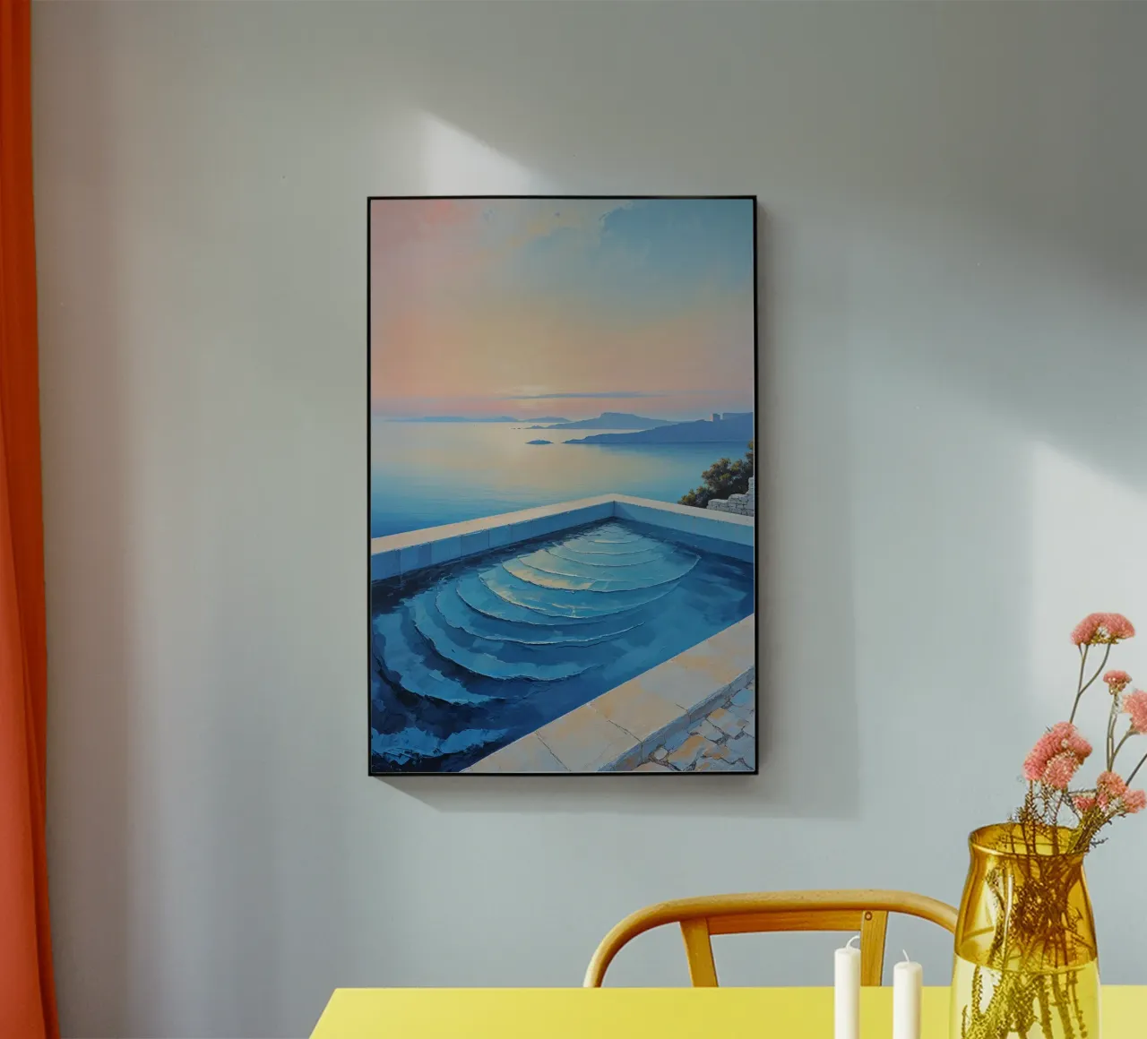 Horizon Meets Infinity Pool in Artistic Composition plexiglass da AlbertKlee