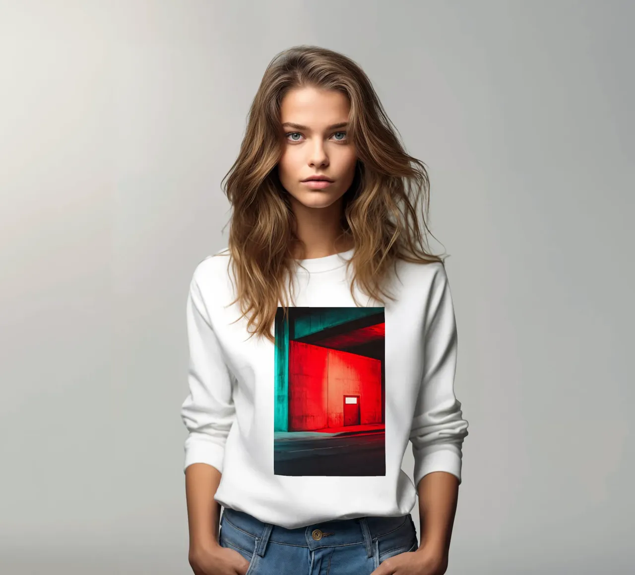 Portail Rouge: Linee e luci urbane felpa da By Night