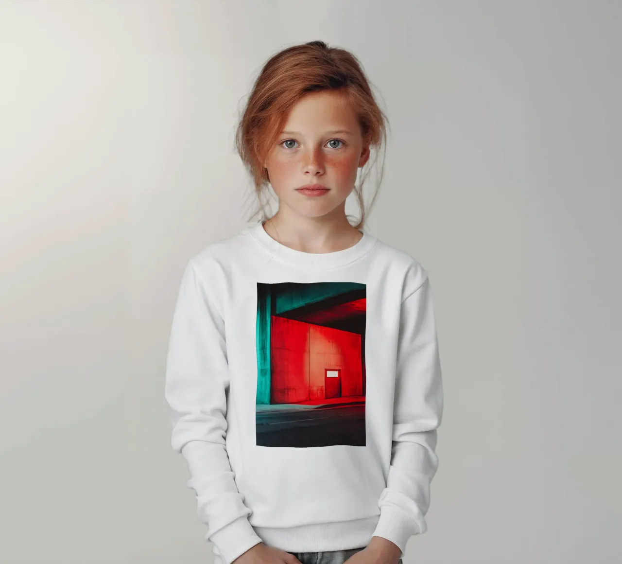 Portail Rouge: Linee e luci urbane felpa bambino da By Night