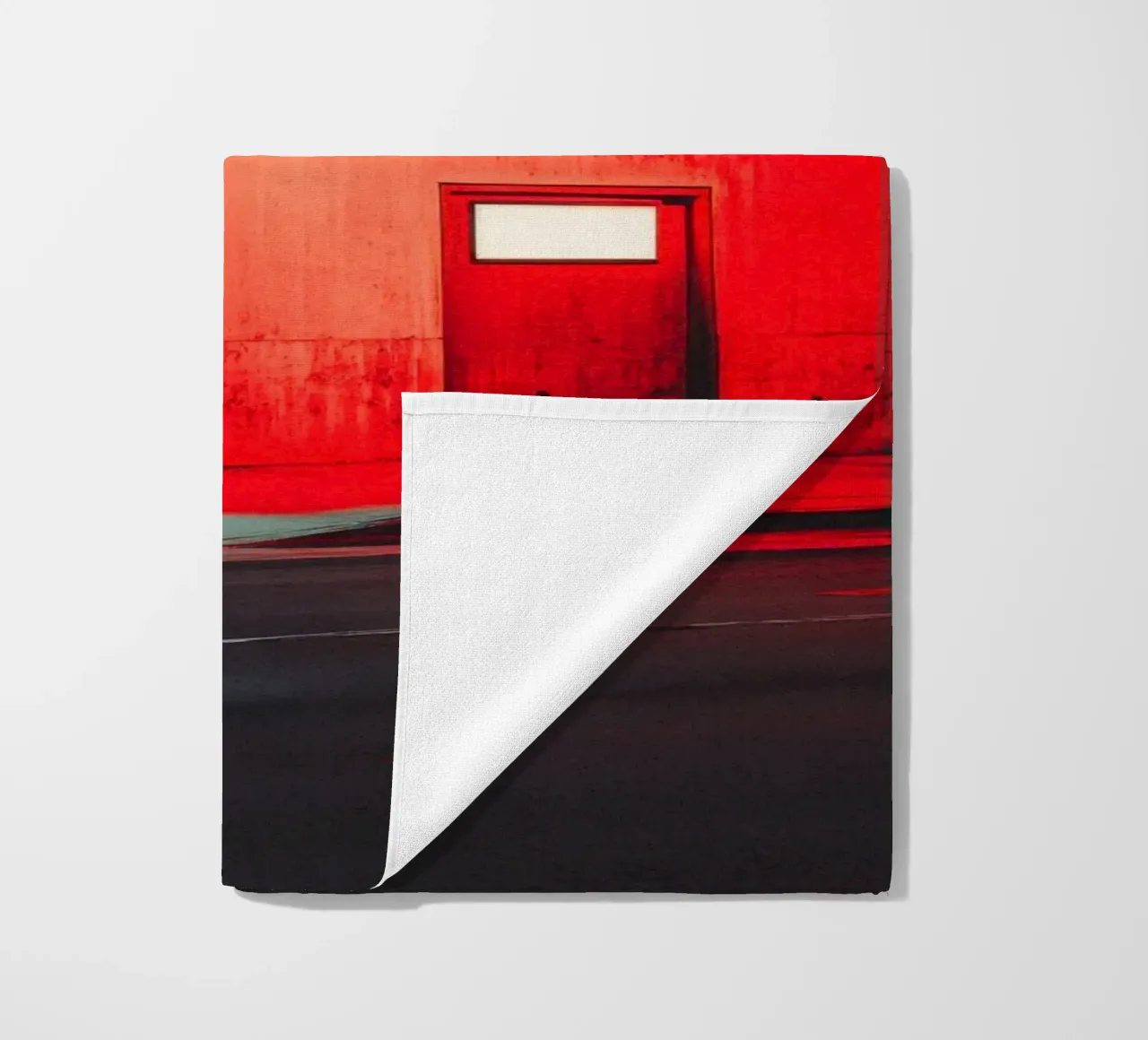 Portail Rouge: Linee e luci urbane telo mare da By Night