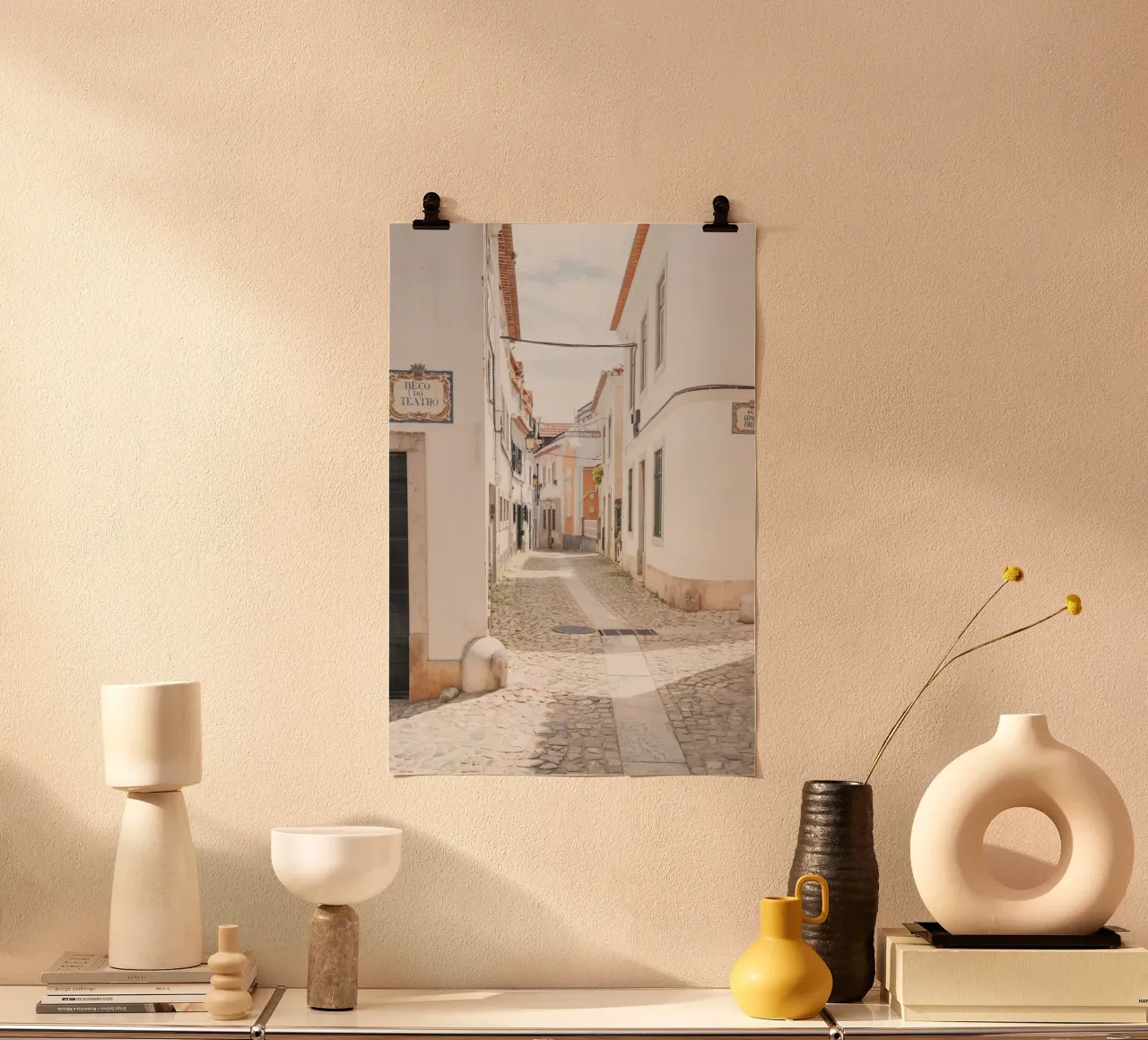 Cascais, Portogallo poster con telaio in legno da Henrike Schenk Photography