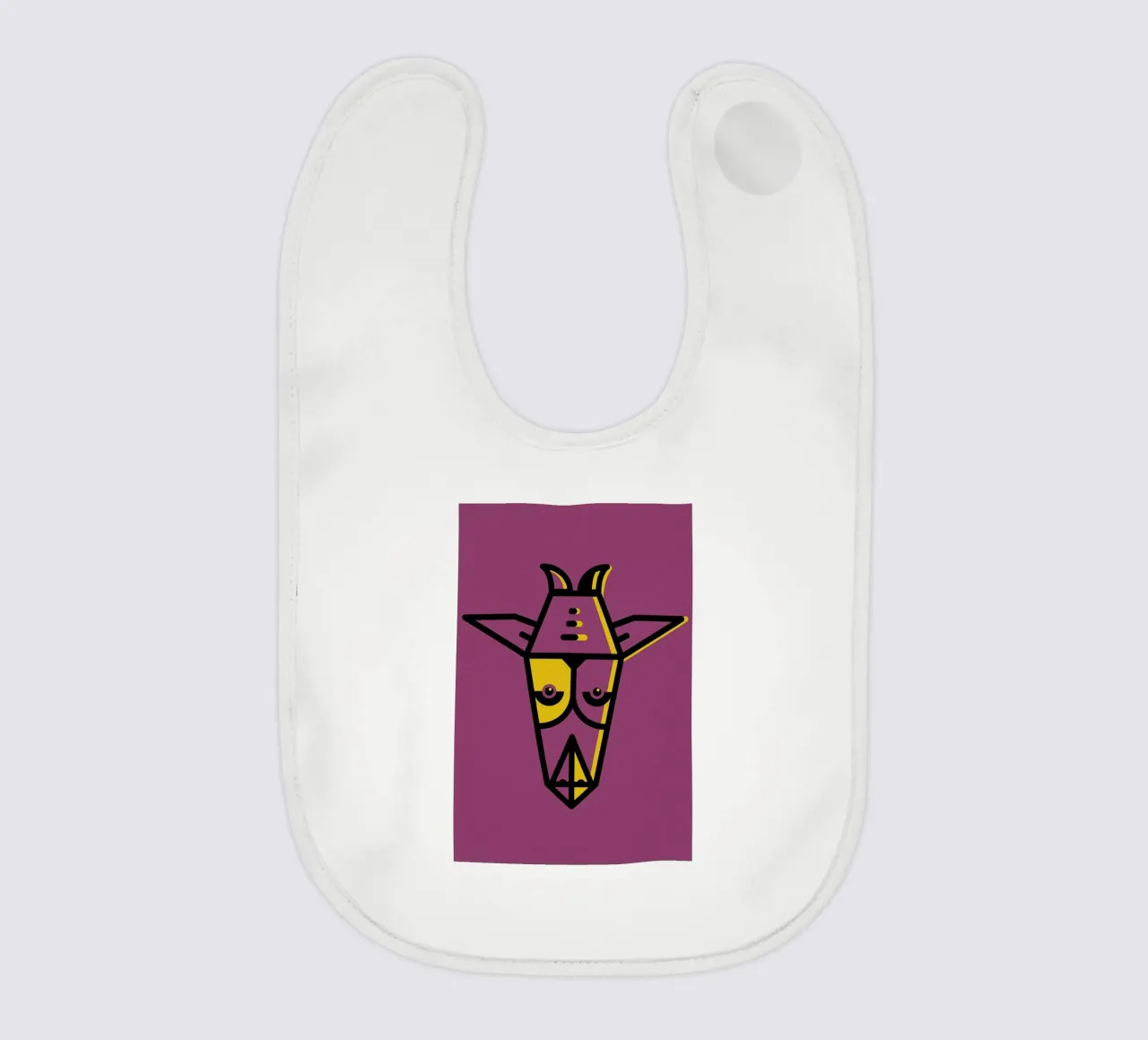Animal 5 baby bib by Maz