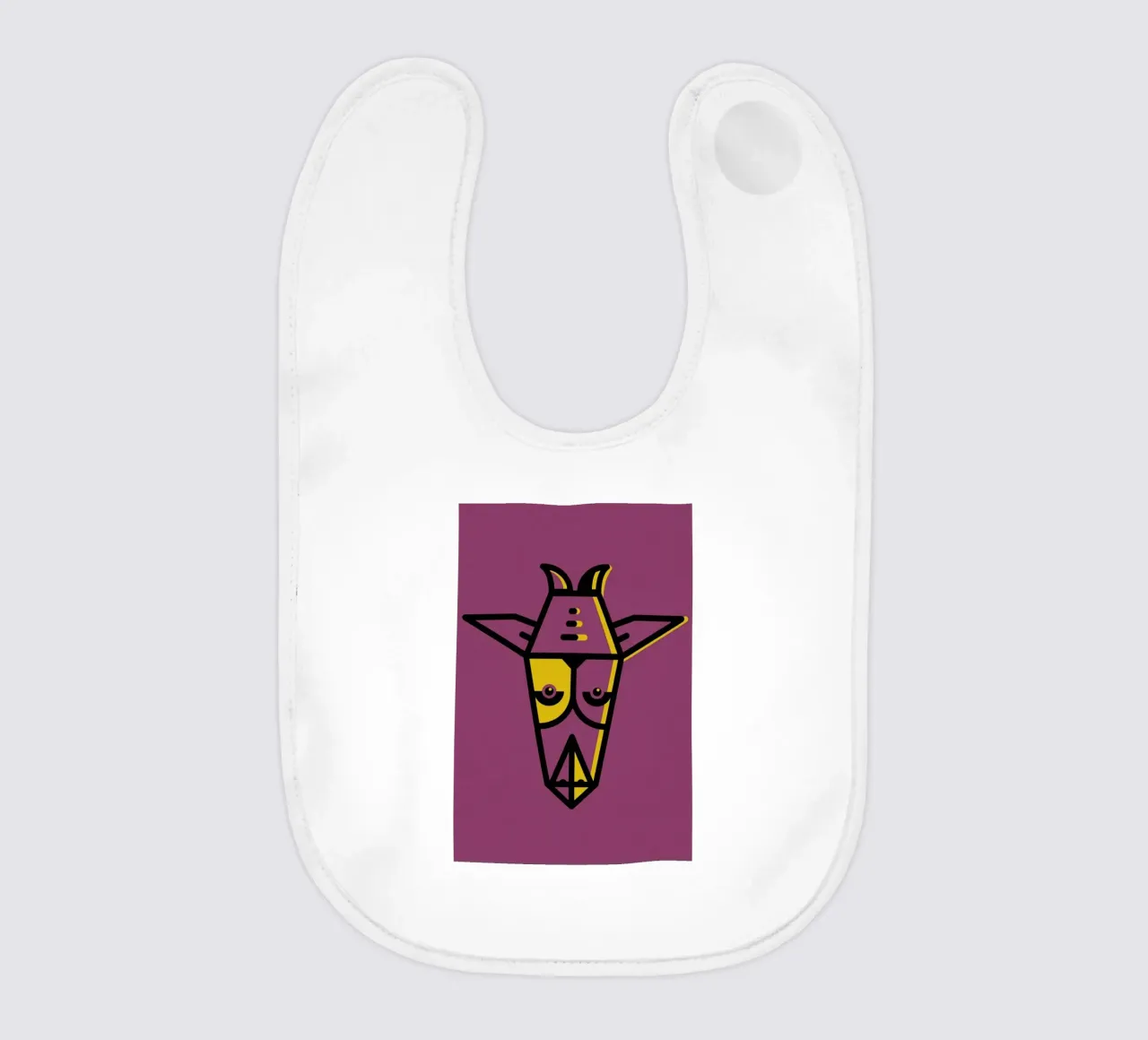 Animal 5 baby bib by Maz