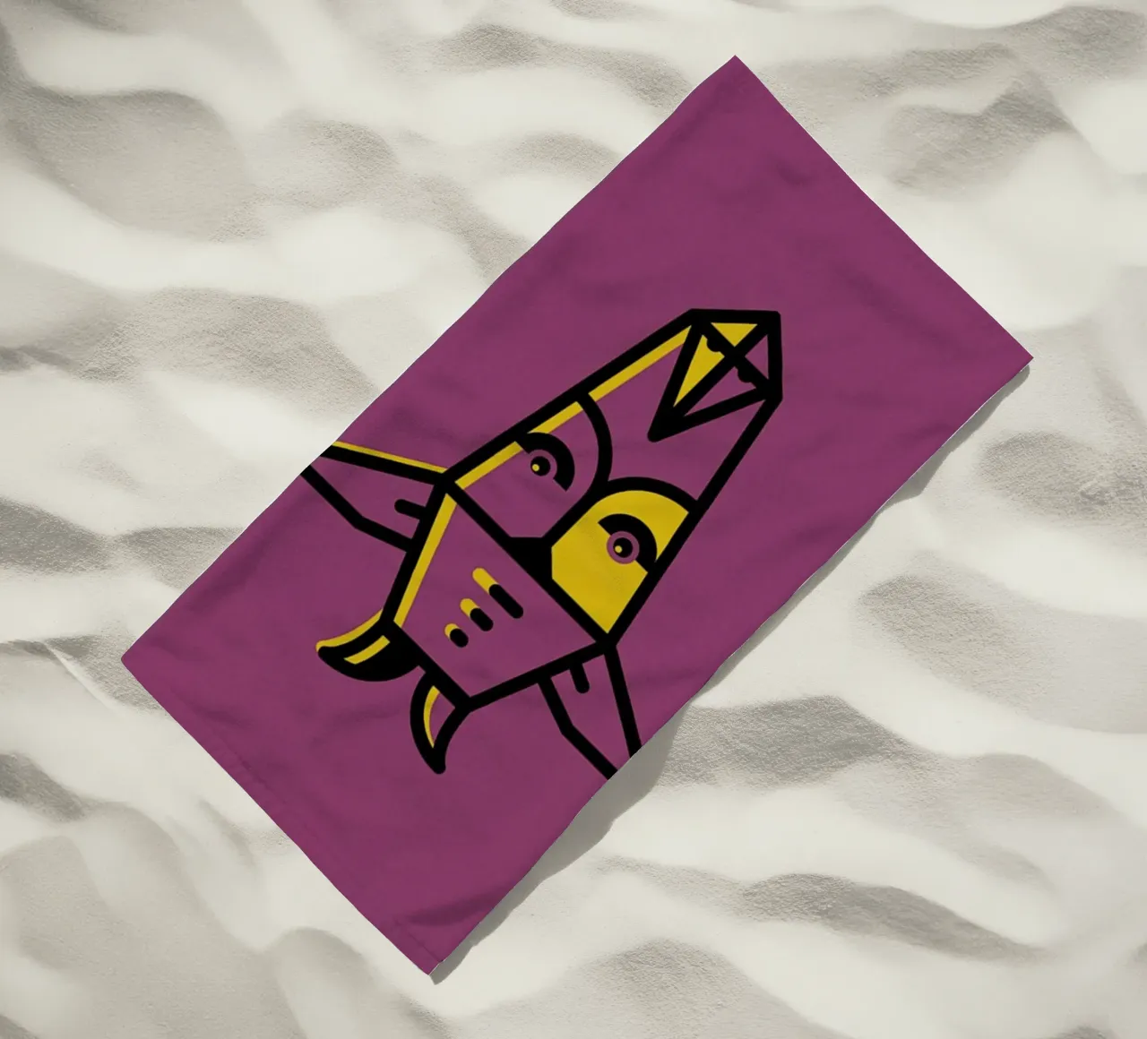 Animal 5 beach towel by Maz