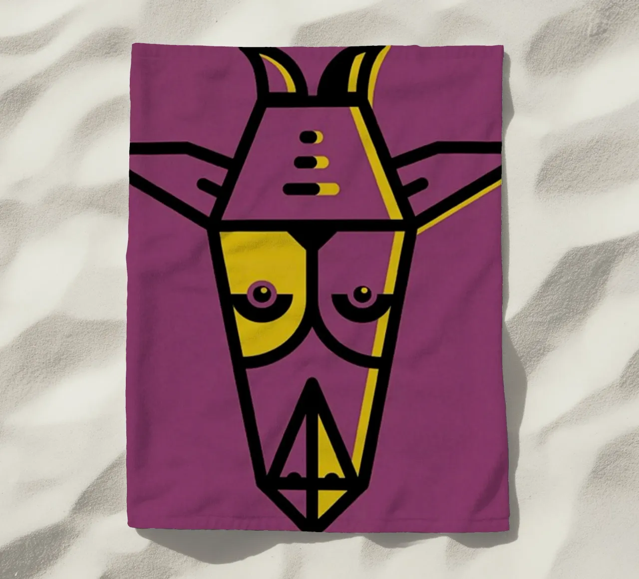 Animal 5 beach towel by Maz