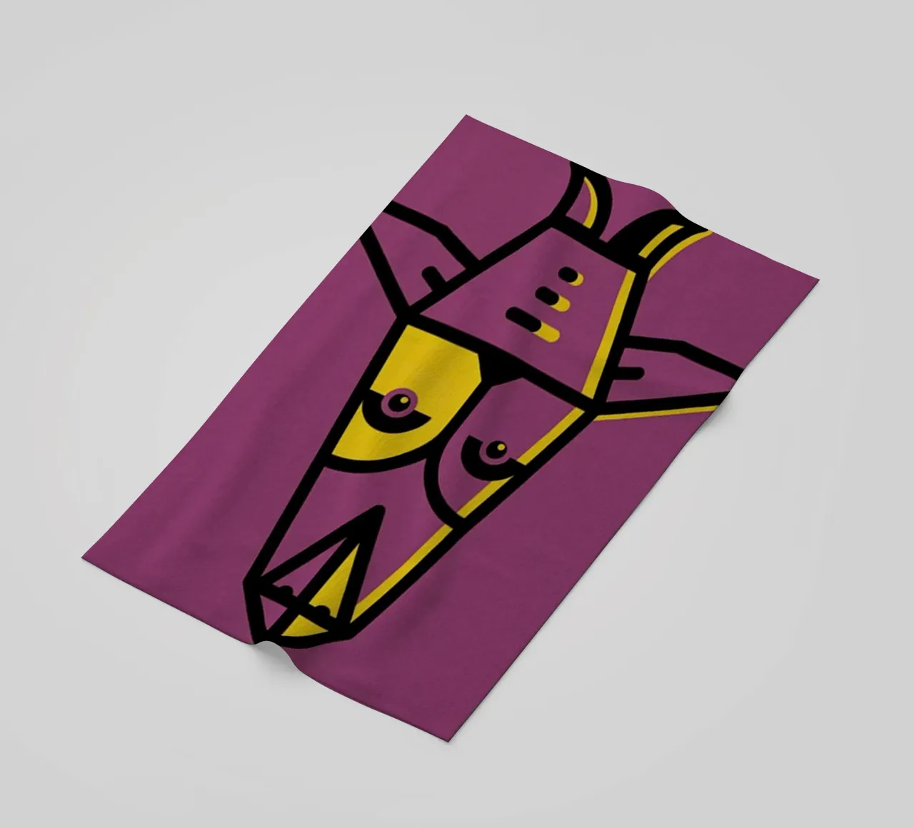 Animal 5 beach towel by Maz