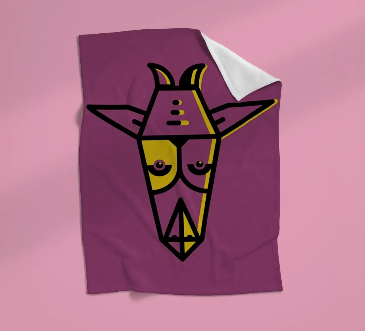 Animal 5 fleece blanket by Maz