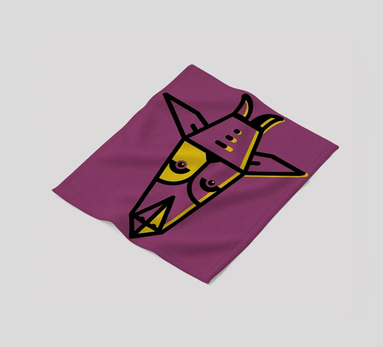 Animal 5 fleece blanket by Maz