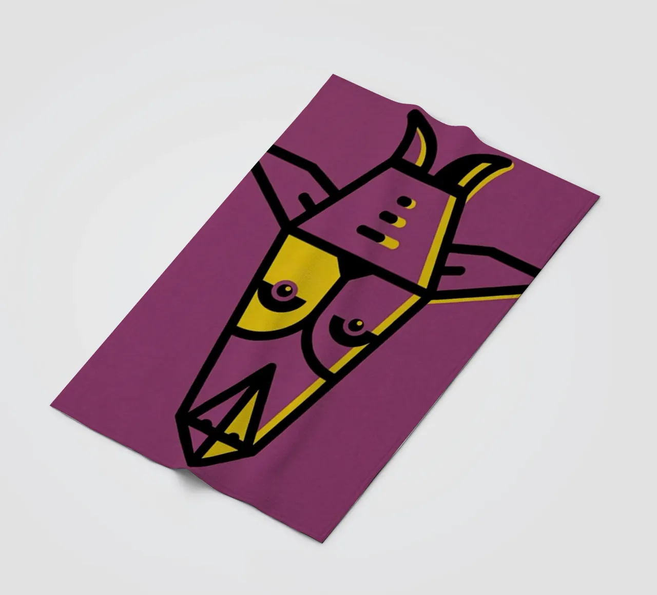 Animal 5 fleece blanket by Maz