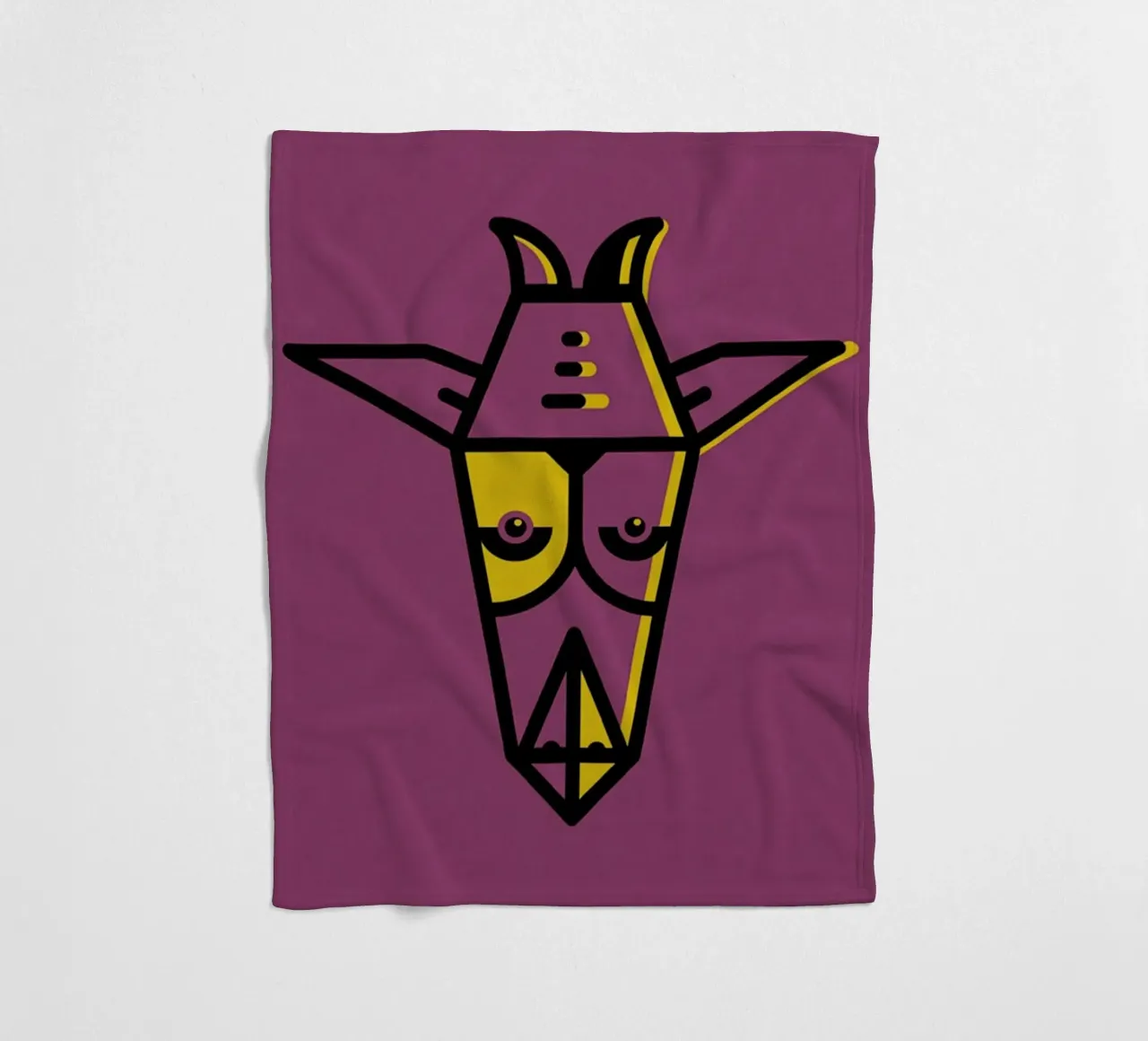 Animal 5 fleece blanket by Maz